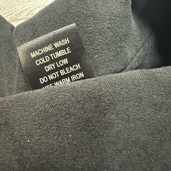 Natural Impressions | Embroidered Flower Zipper Blazer | Black | XL - Picture 9 of 10